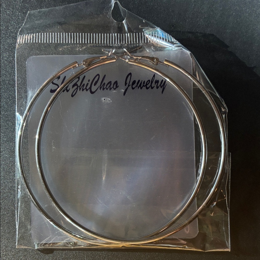 Silver Hoop Earrings